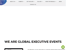 Tablet Screenshot of globalexecutiveevents.com